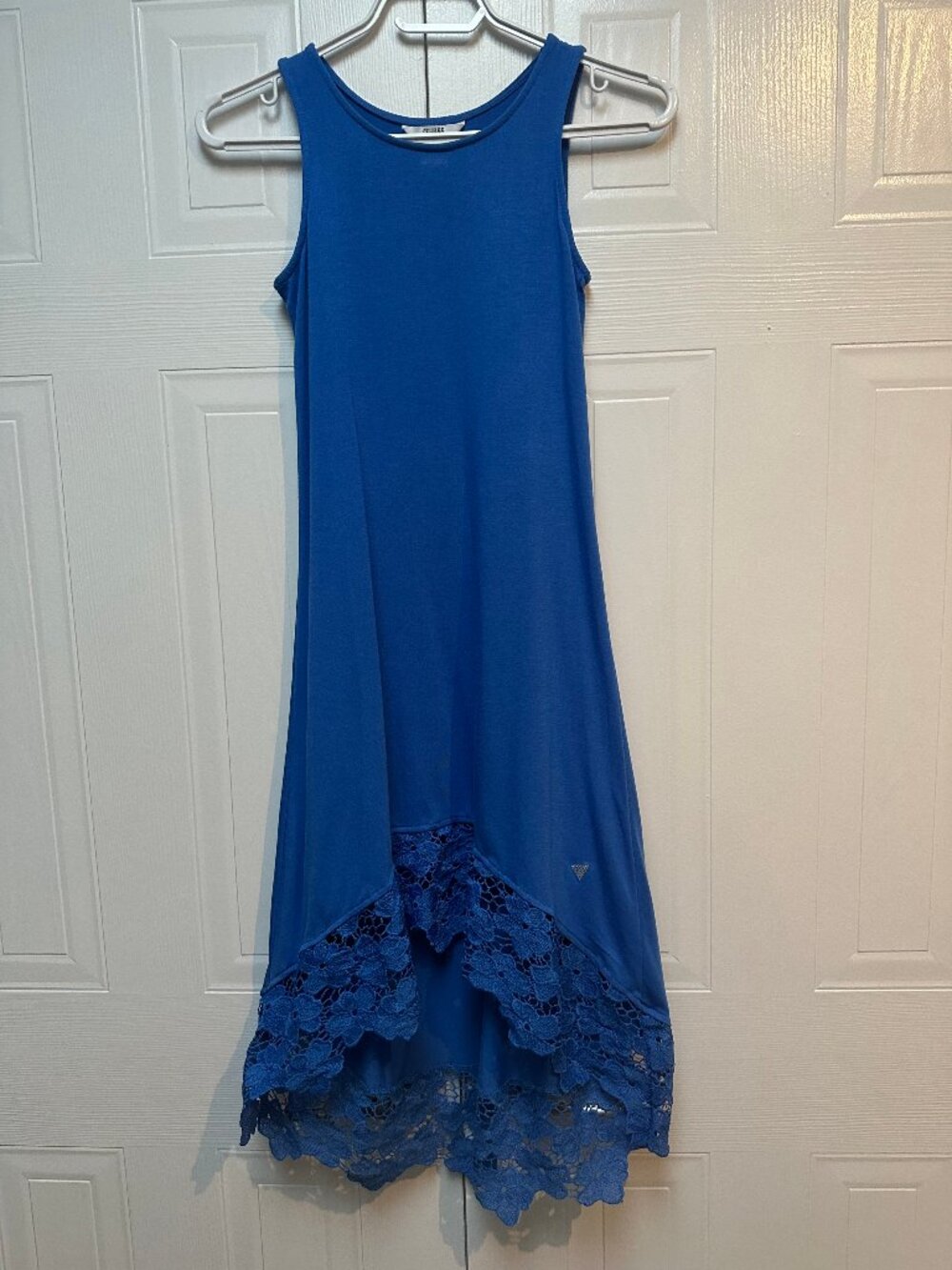 Guess girl's lace-trimmed dress